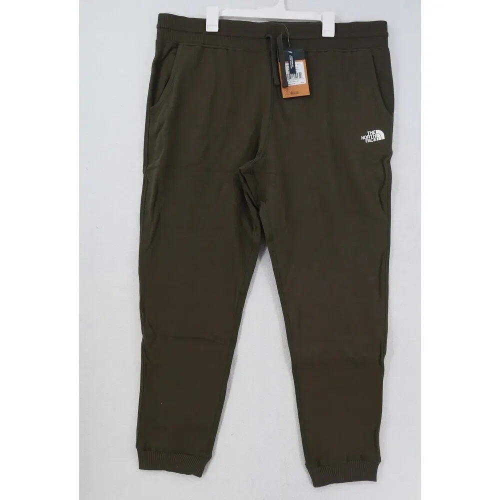 NEW The North Face Half Dome Joggers Pants Taupe Green Men's XXL